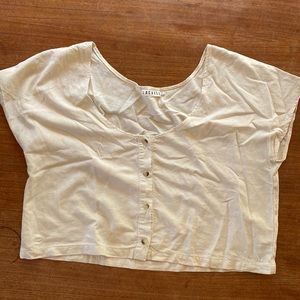 Lacausa silk top size large